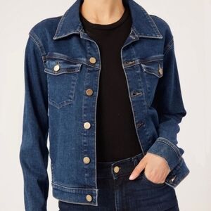 Old Navy S Classic Denim Jacket Dark Wash Jean Jacket Small